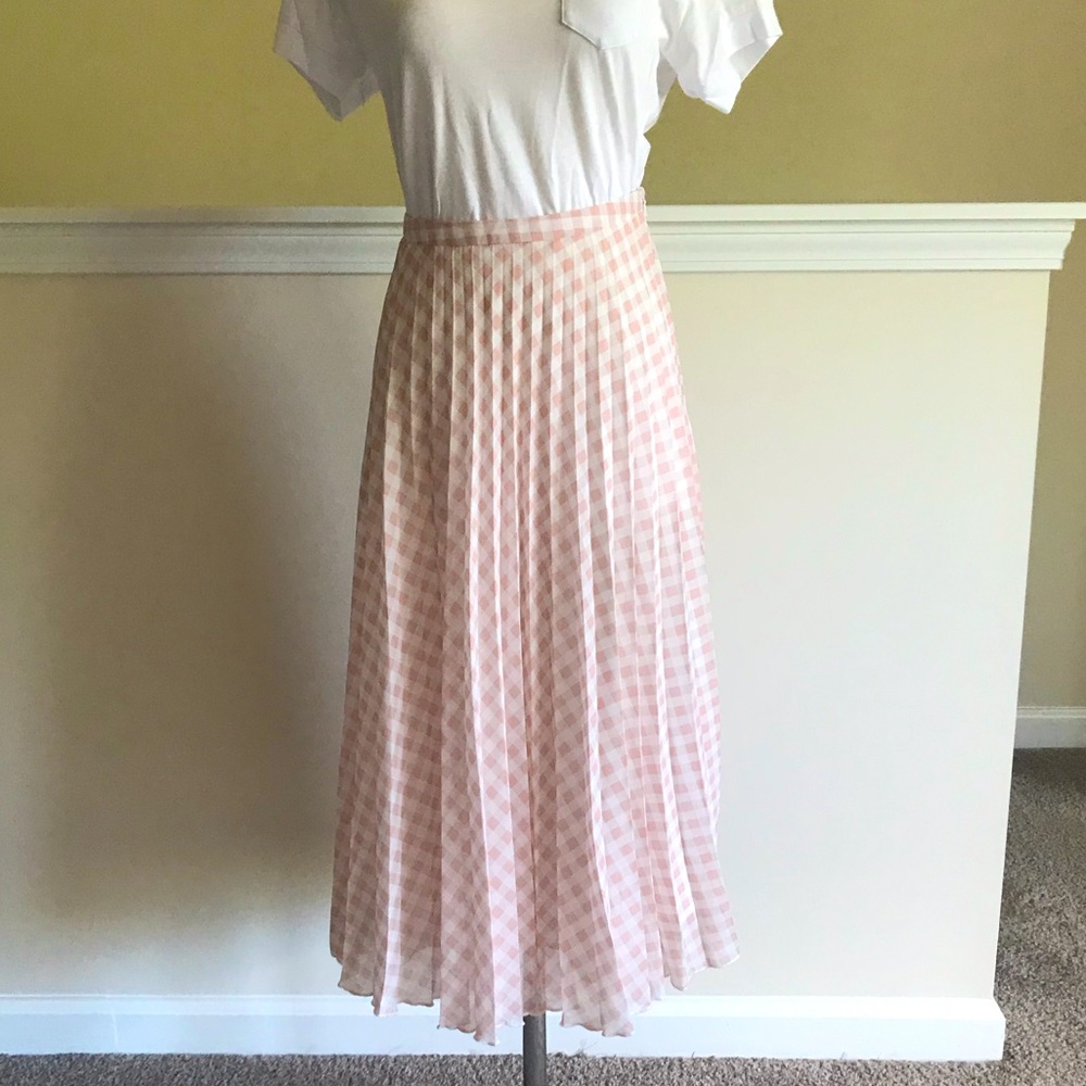 NWOT ASOS pleated midi skirt with lining size 6